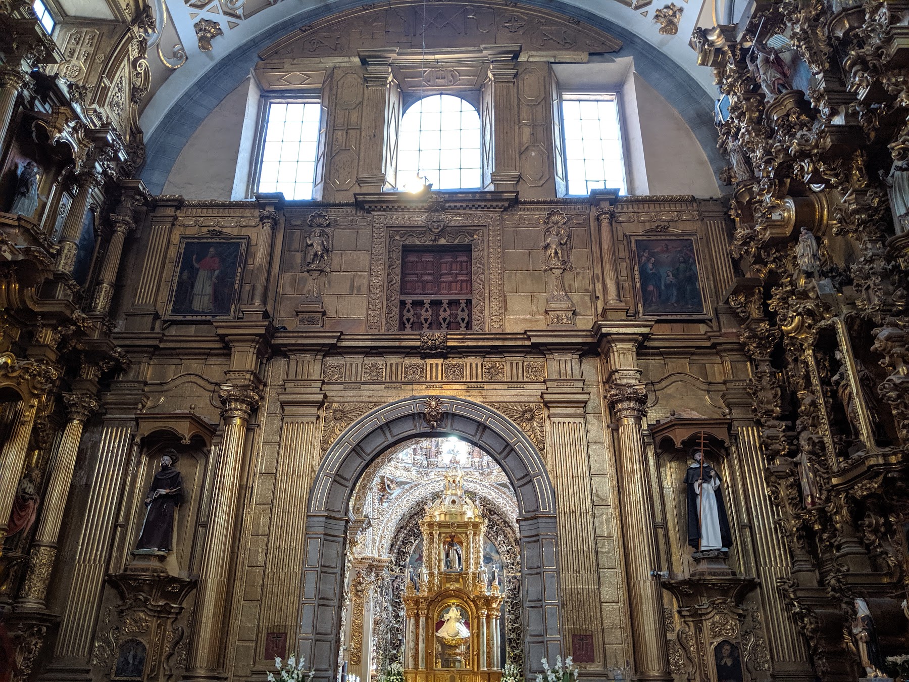 Capilla del Rosario en Santo Domingo, Puebla